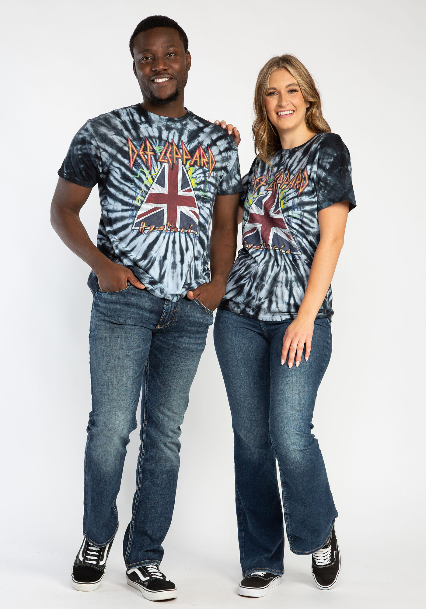 def leppard hysteria tie dye tee shirt Image 3