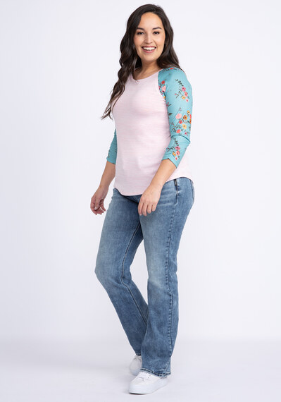 melinda printed 3/4 sleeve melinda printed 3/4 sleeve Image 3