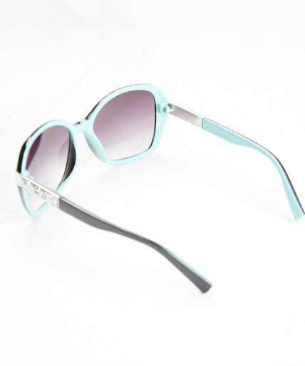 women's round frame sunglasses Image 3