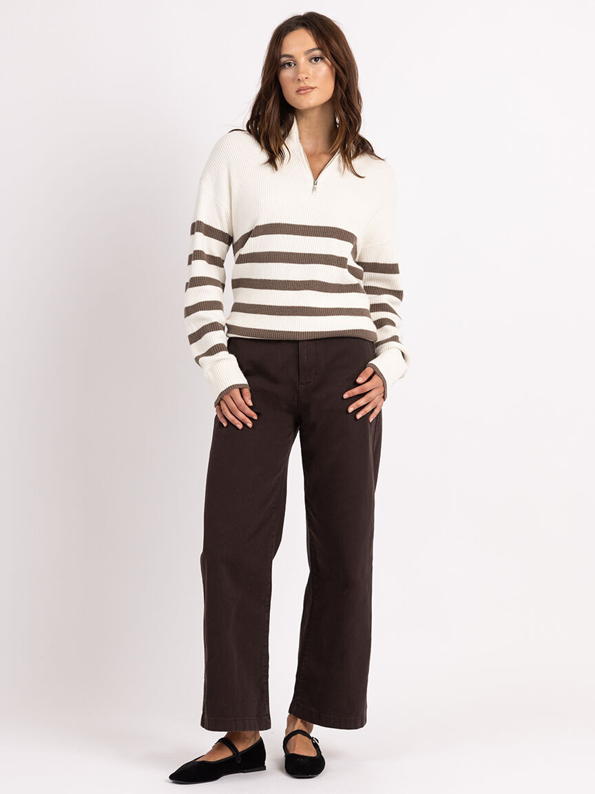 mauren 1/4 zip mock neck sweater Image 2