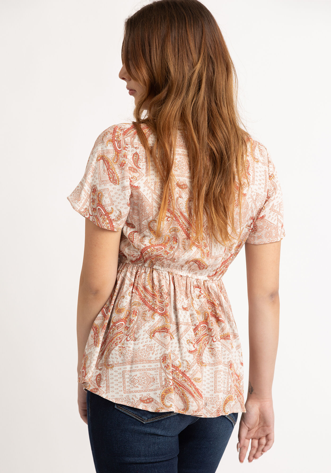 camila short sleeve blouse Image 2