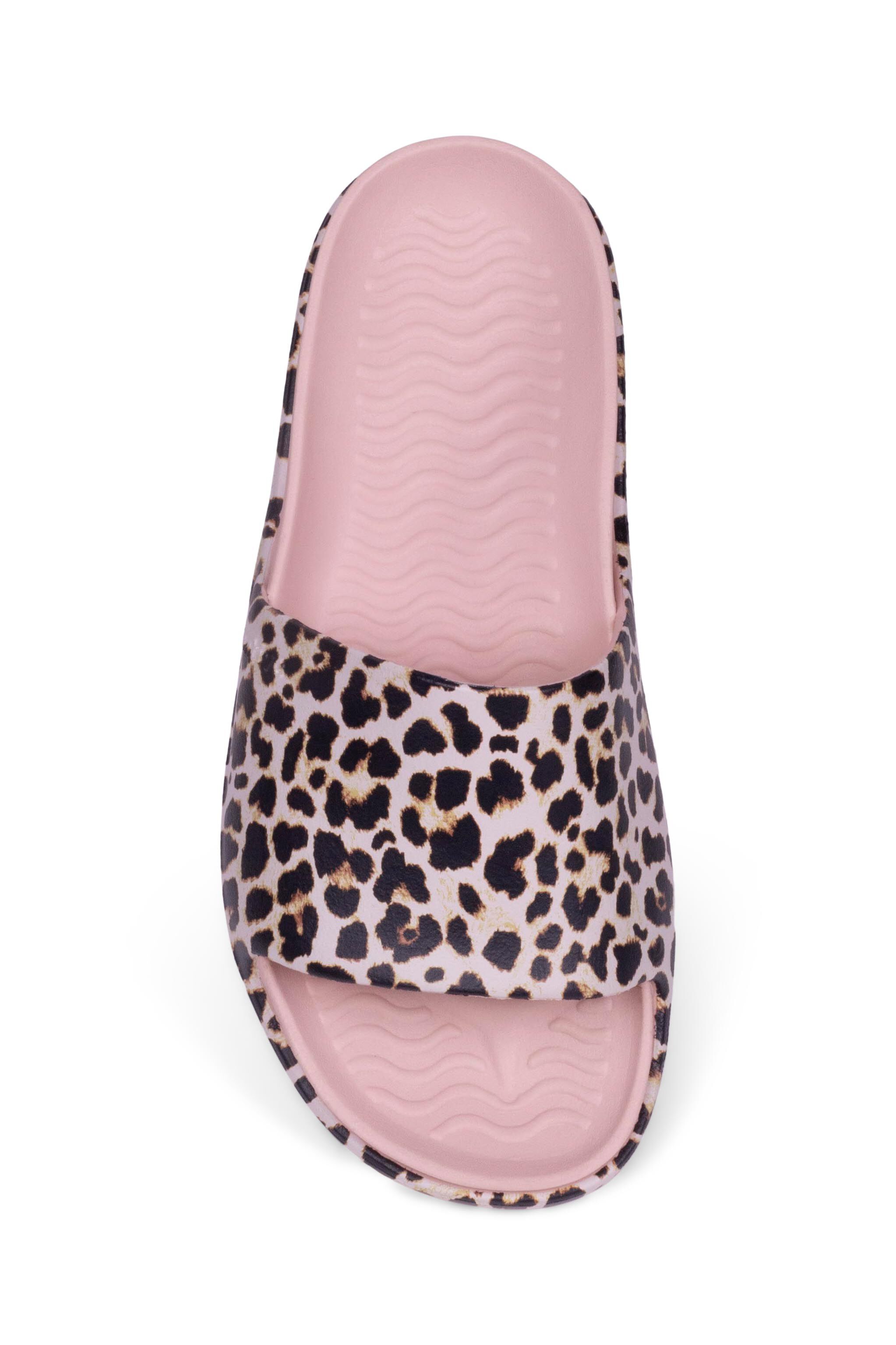 spencer slide sandal leopard