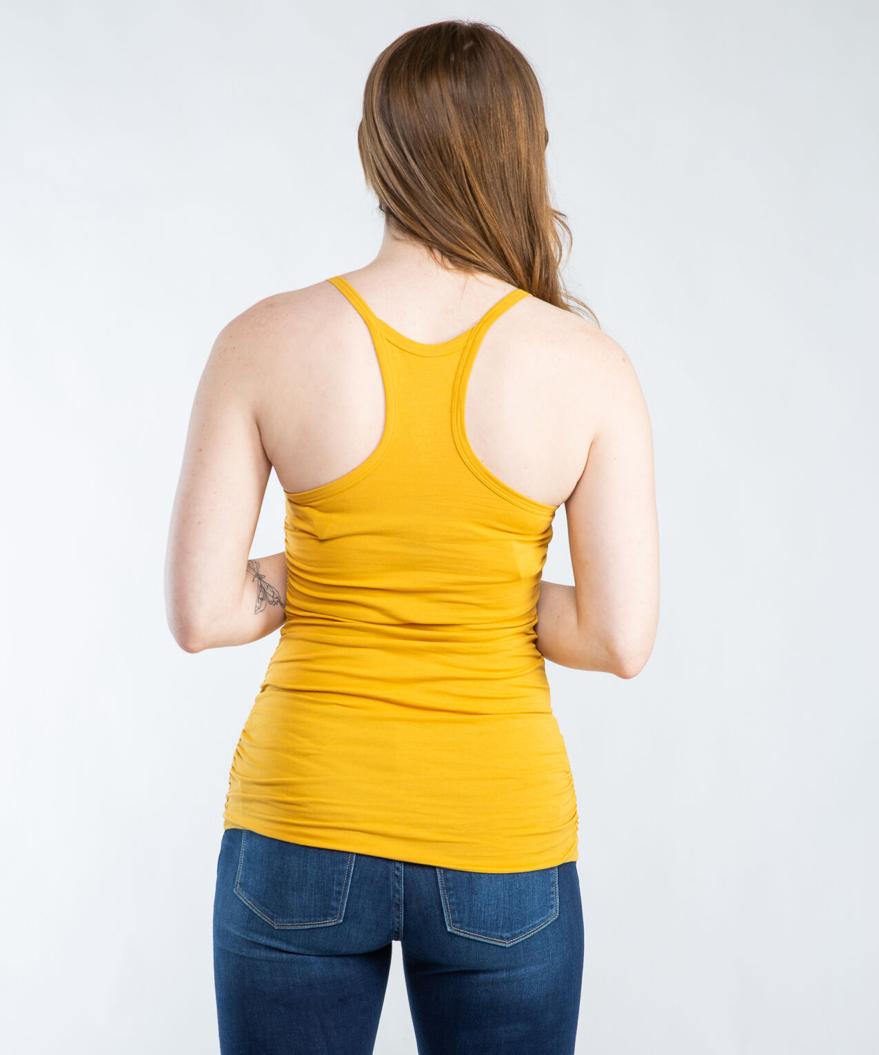 racer back ruched tank topally ruched sp22 Image 2