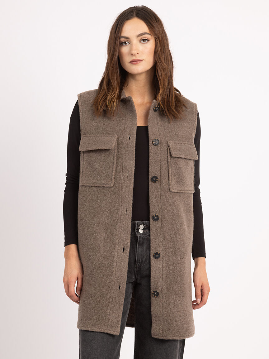 semira long vest Image 1