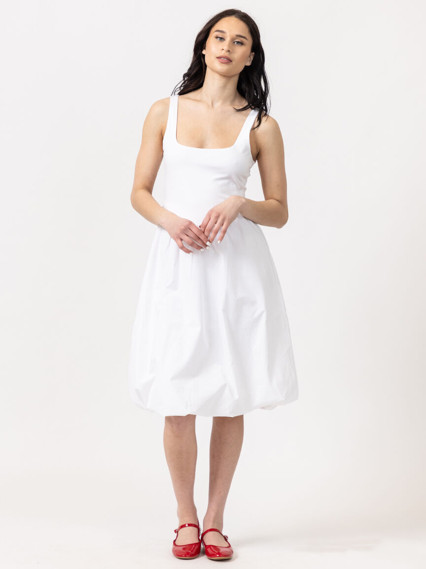 poplin bubble dress Image 1