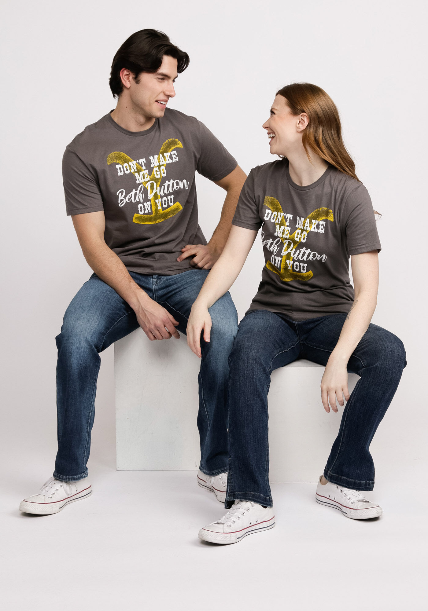 don't make go beth dutton on you graphic t-shirt Image 1