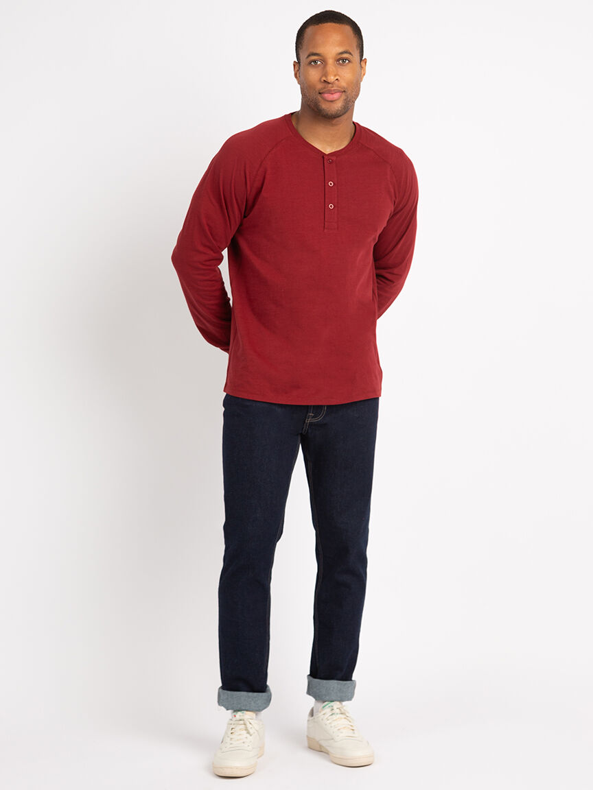 lucas long sleeve henley t-shirt Image 2