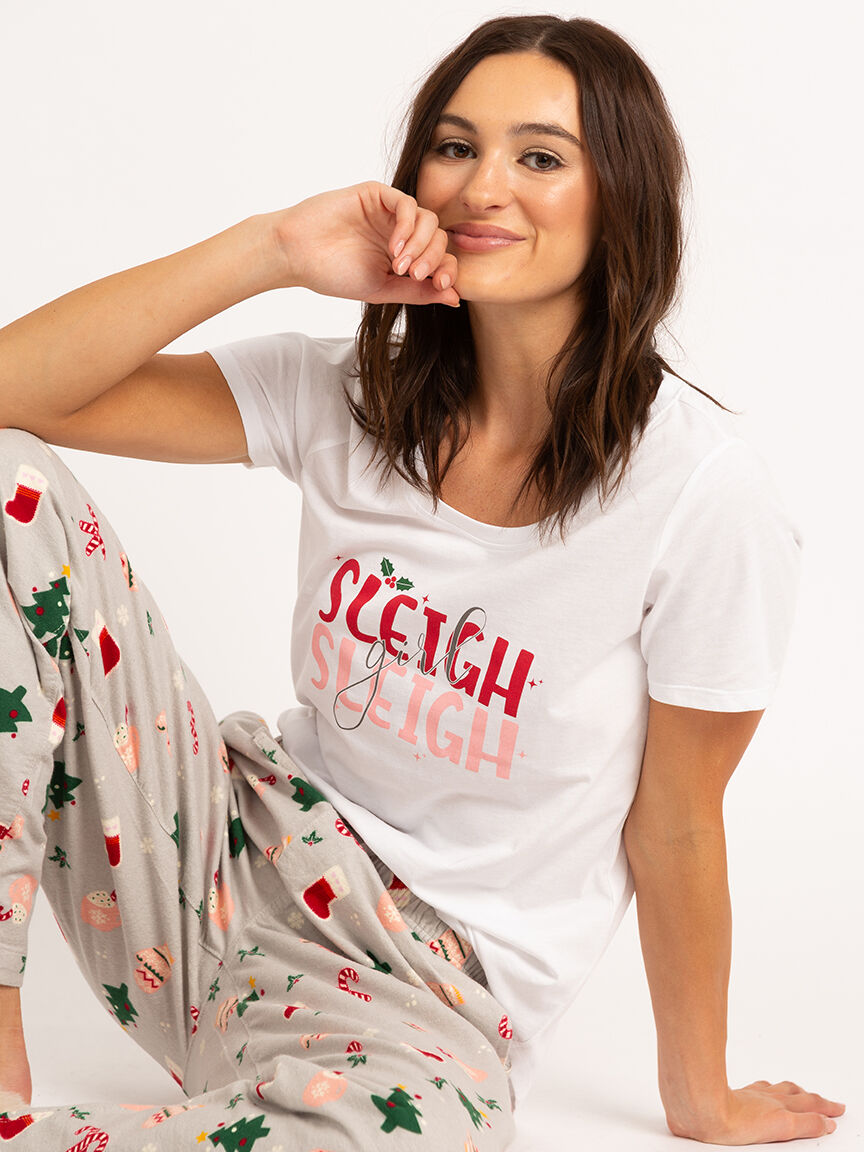 sleep tee scoop neck lounge tee Image 1