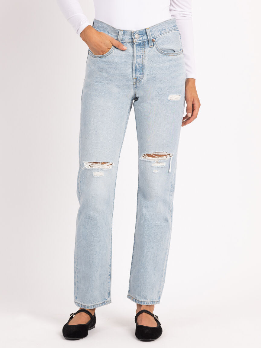 Levis jeans 501 straight leg discount