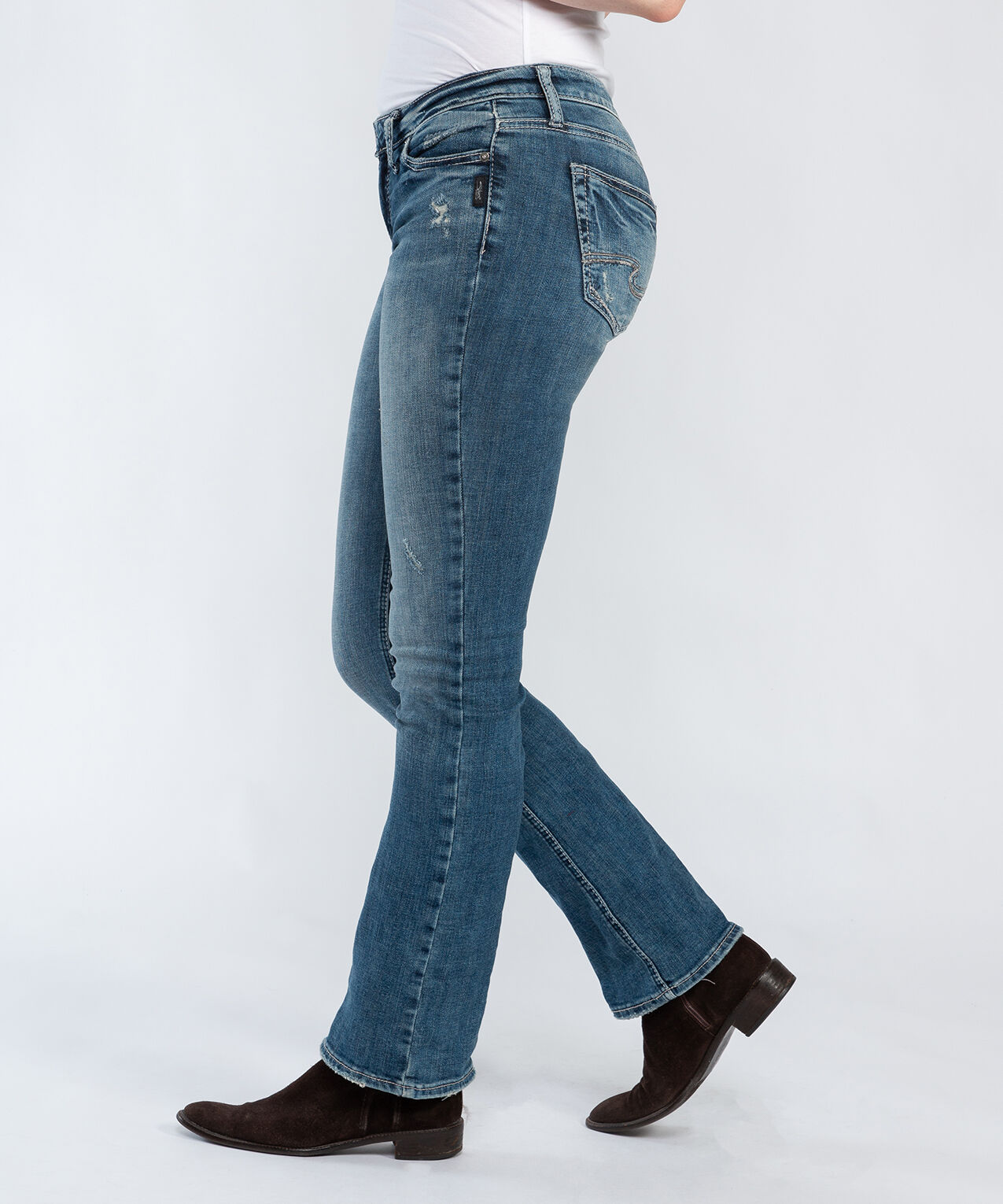low rise slim bootcut jeans tuesday Image 3