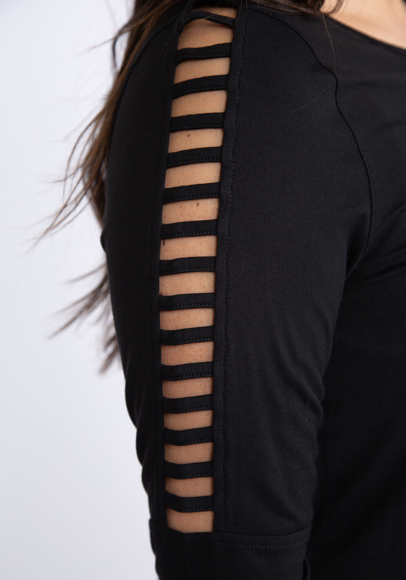 gia ladder detail 3/4 sleeve  Image 5