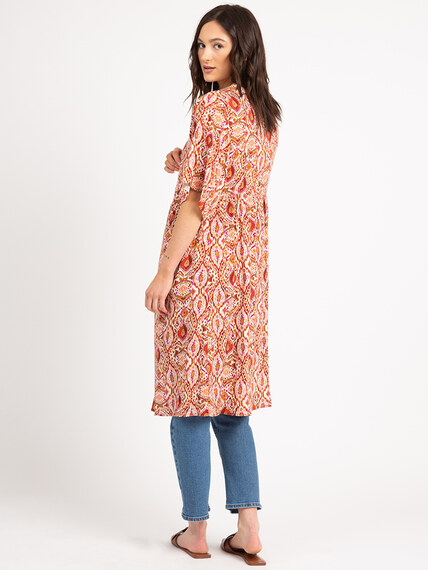 long length printed duster long length printed duster Image 3