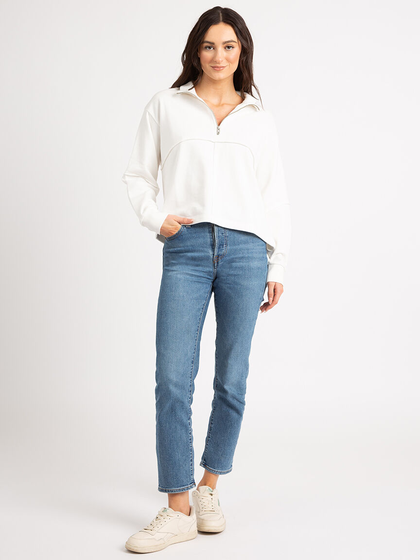 carilee 1/4 zip popover Image 2