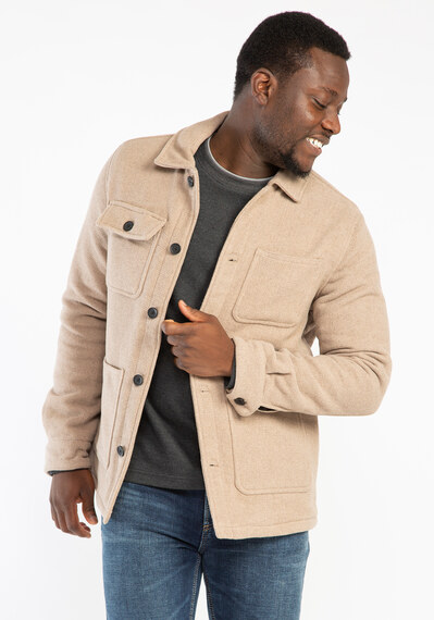 quilted chore jacket Image 1