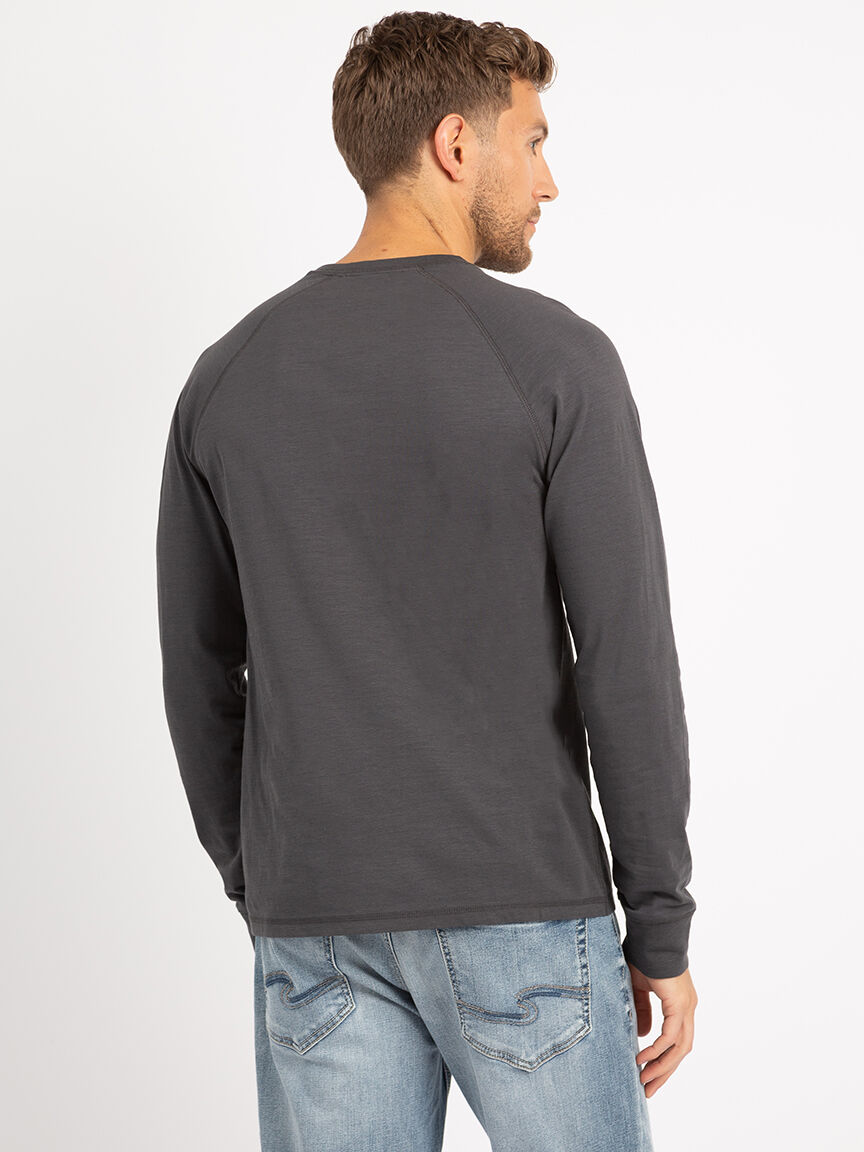 lucas long sleeve henley t-shirt Image 3