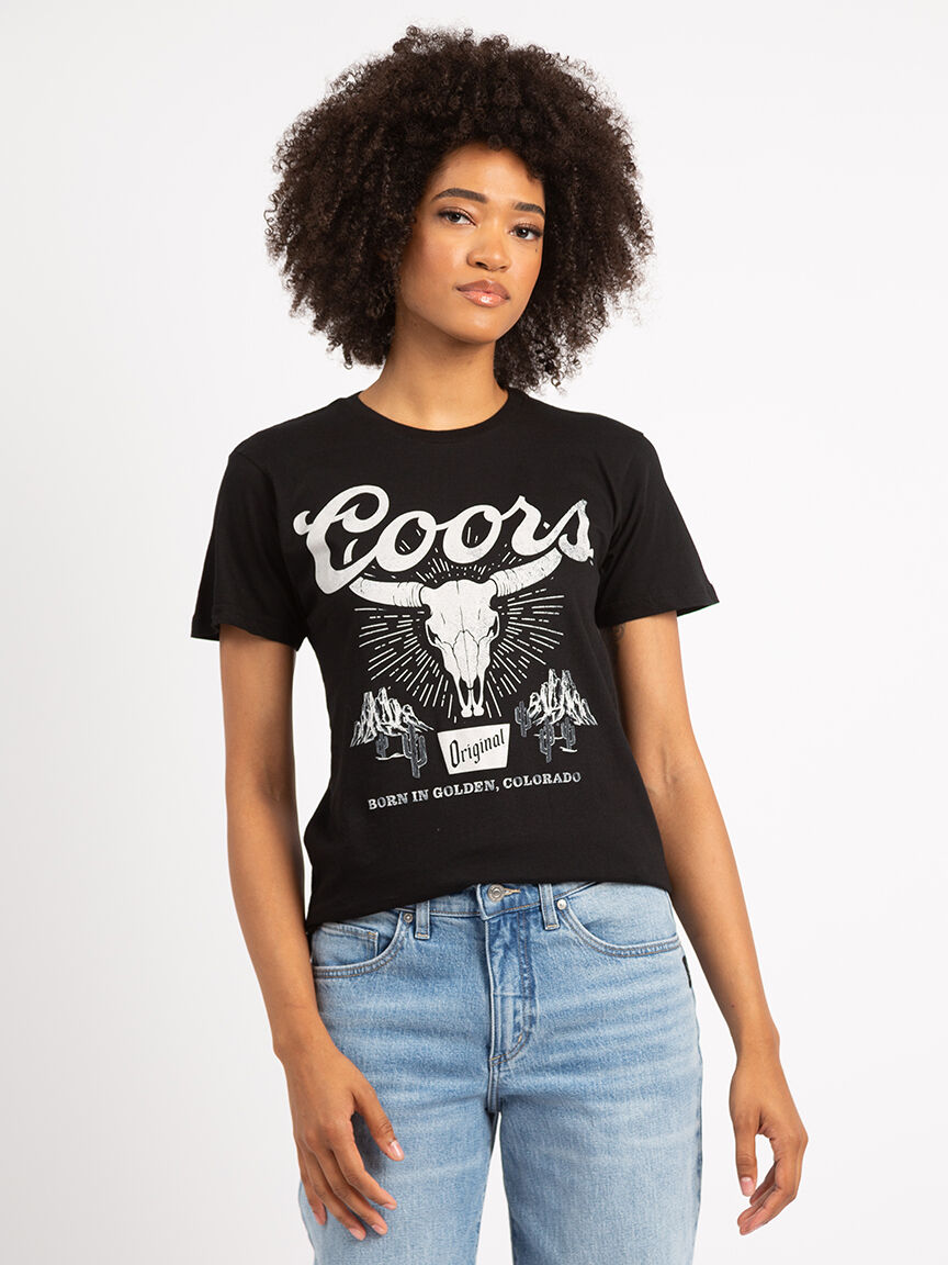 coors skull graphic tee Image 4