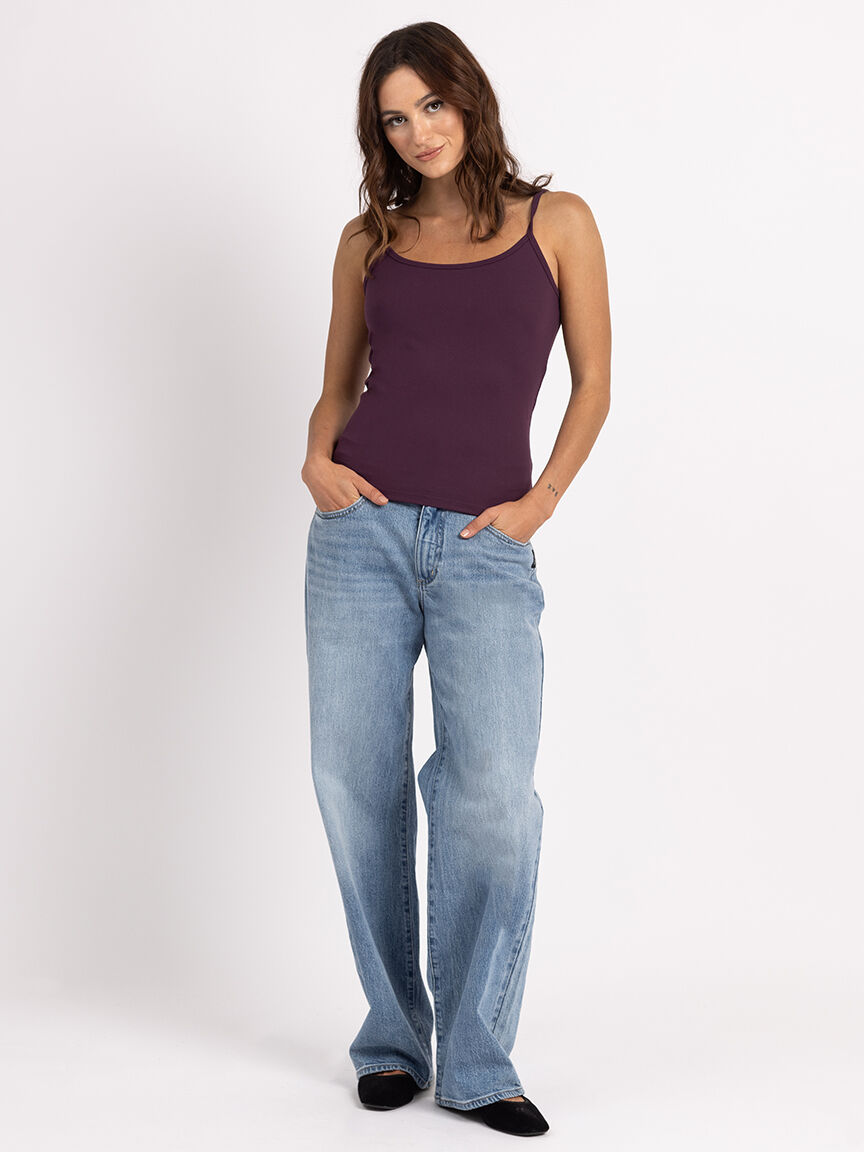 mira scoop neck tank top