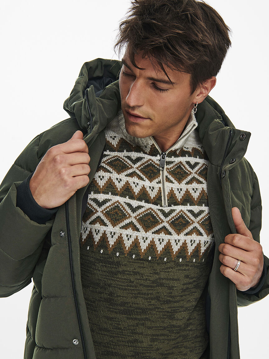 cayson short puffer jacket