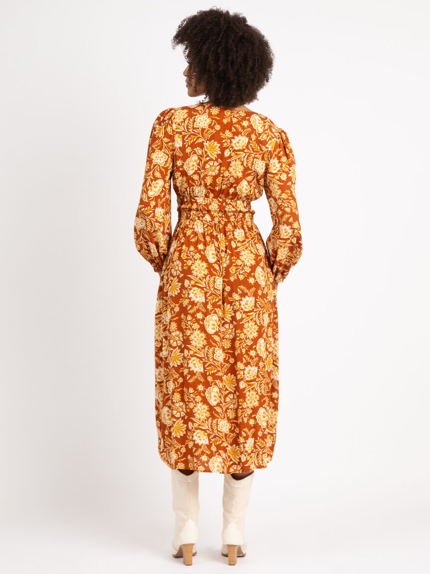 delacour v neck maxi dress Image 3