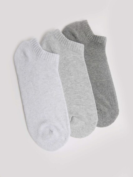 women's essential 3 pack no-show socks women's essential 3 pack no-show socks Image 1