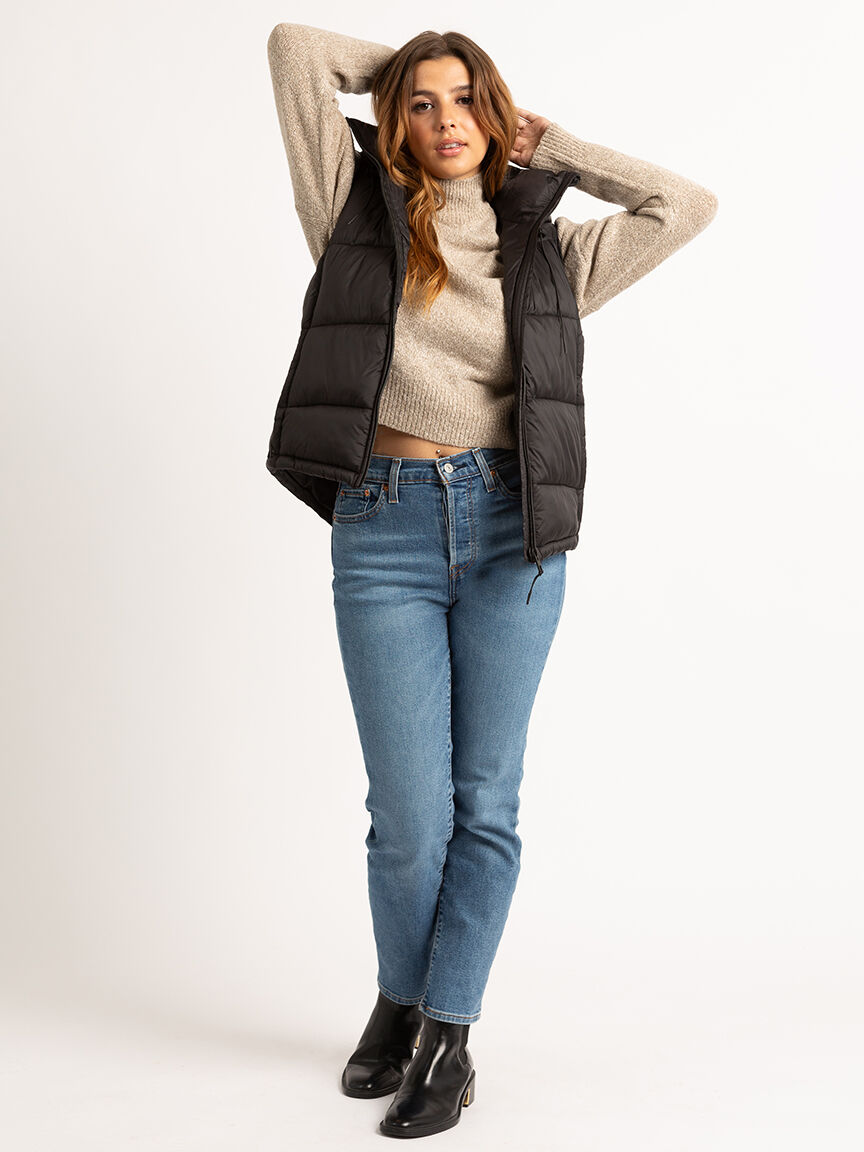 wisp hooded puffer vest Image 3