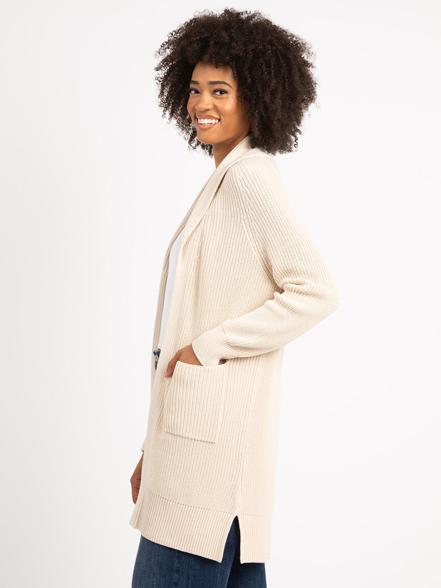 theresa shawl collar open cardigan Bootlegger 2000007466