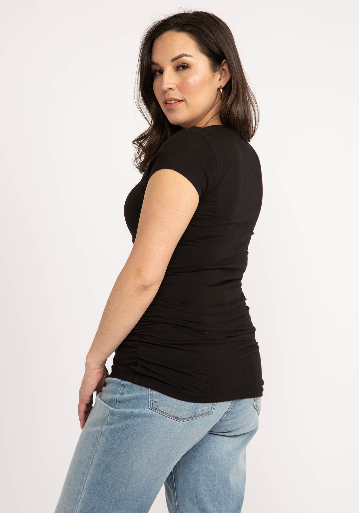 jenny ruched core tee Image 2