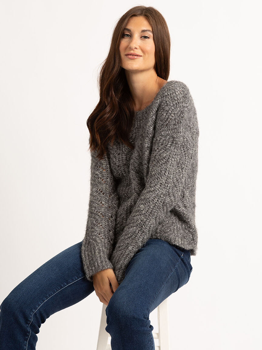 lilibet scalloped hem pointelle popover Image 2