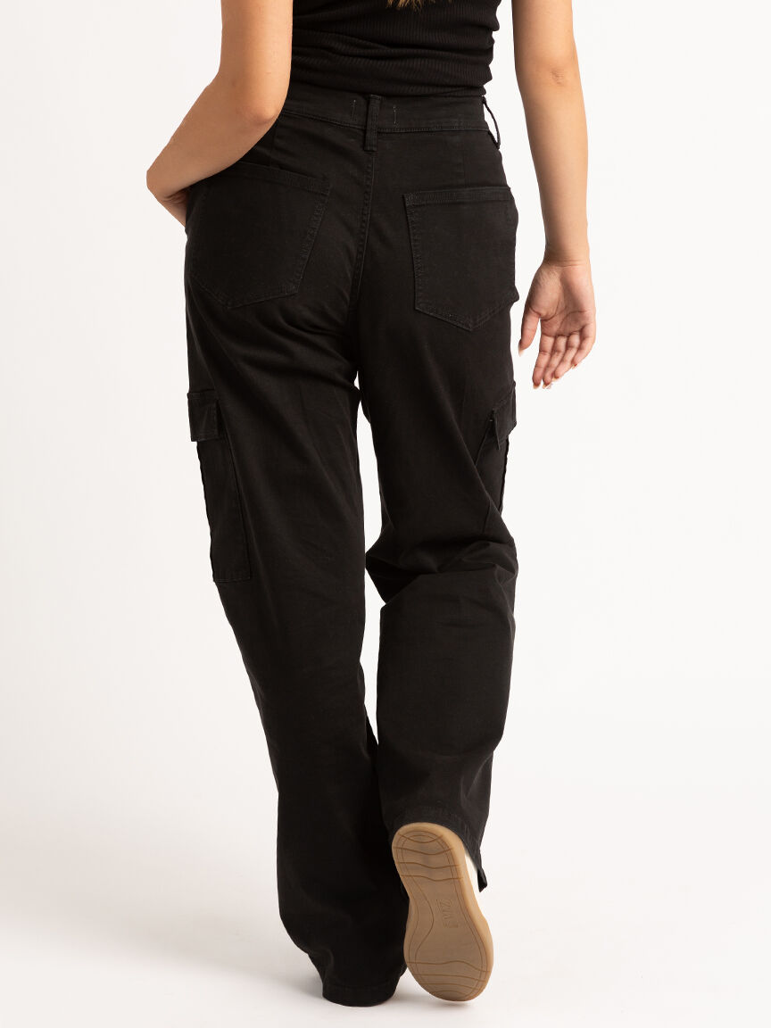 kara high rise wide leg cargo Image 4