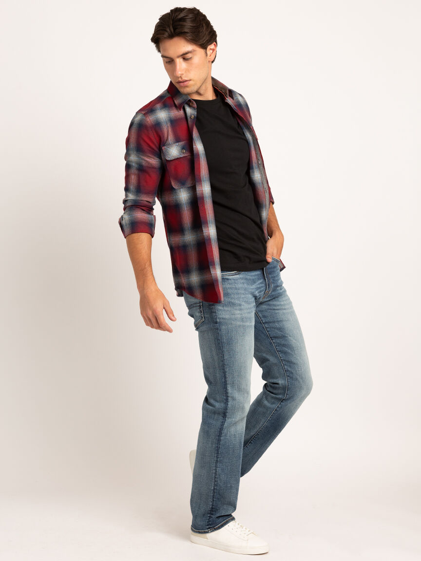 brushed flannel shirt Image 3