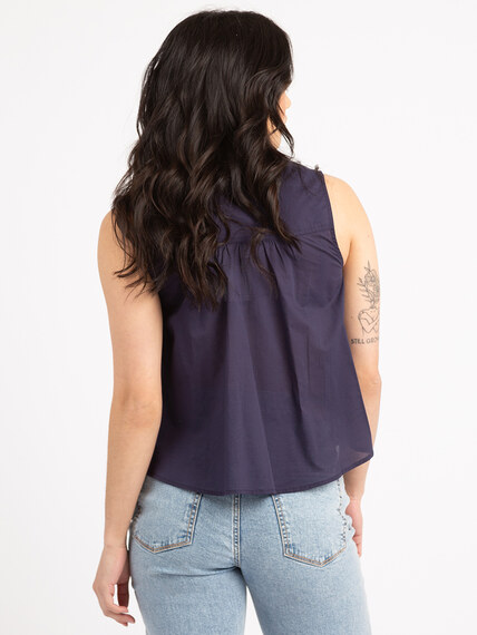 shaina sleeveless pintuck blouse Image 3