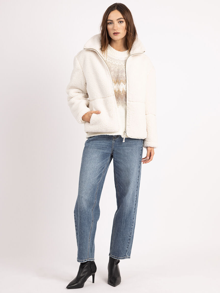 vail fair isle crew neck sweater Image 6