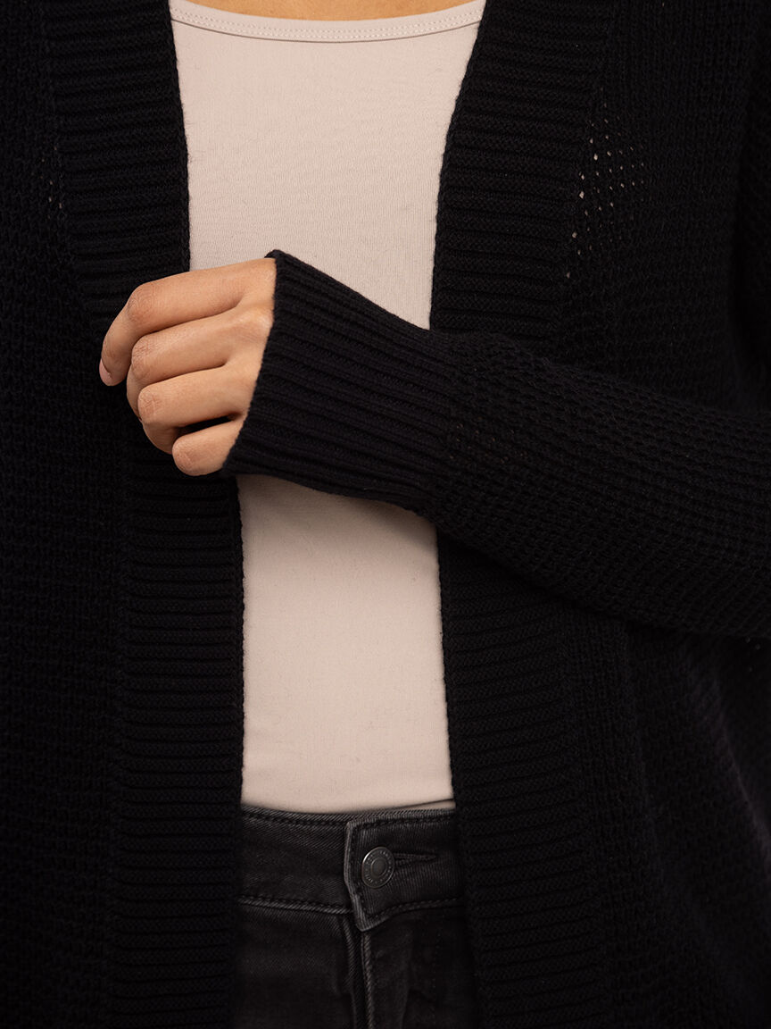 nyx open front caridgan Image 5