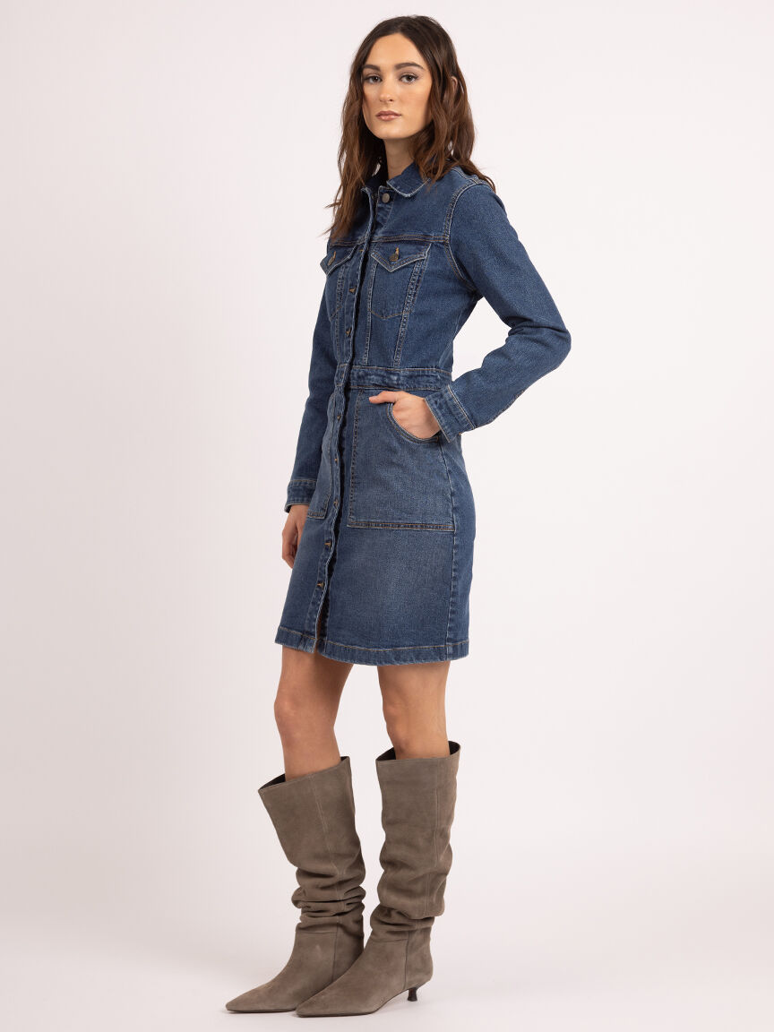 senna knee length dress Image 2