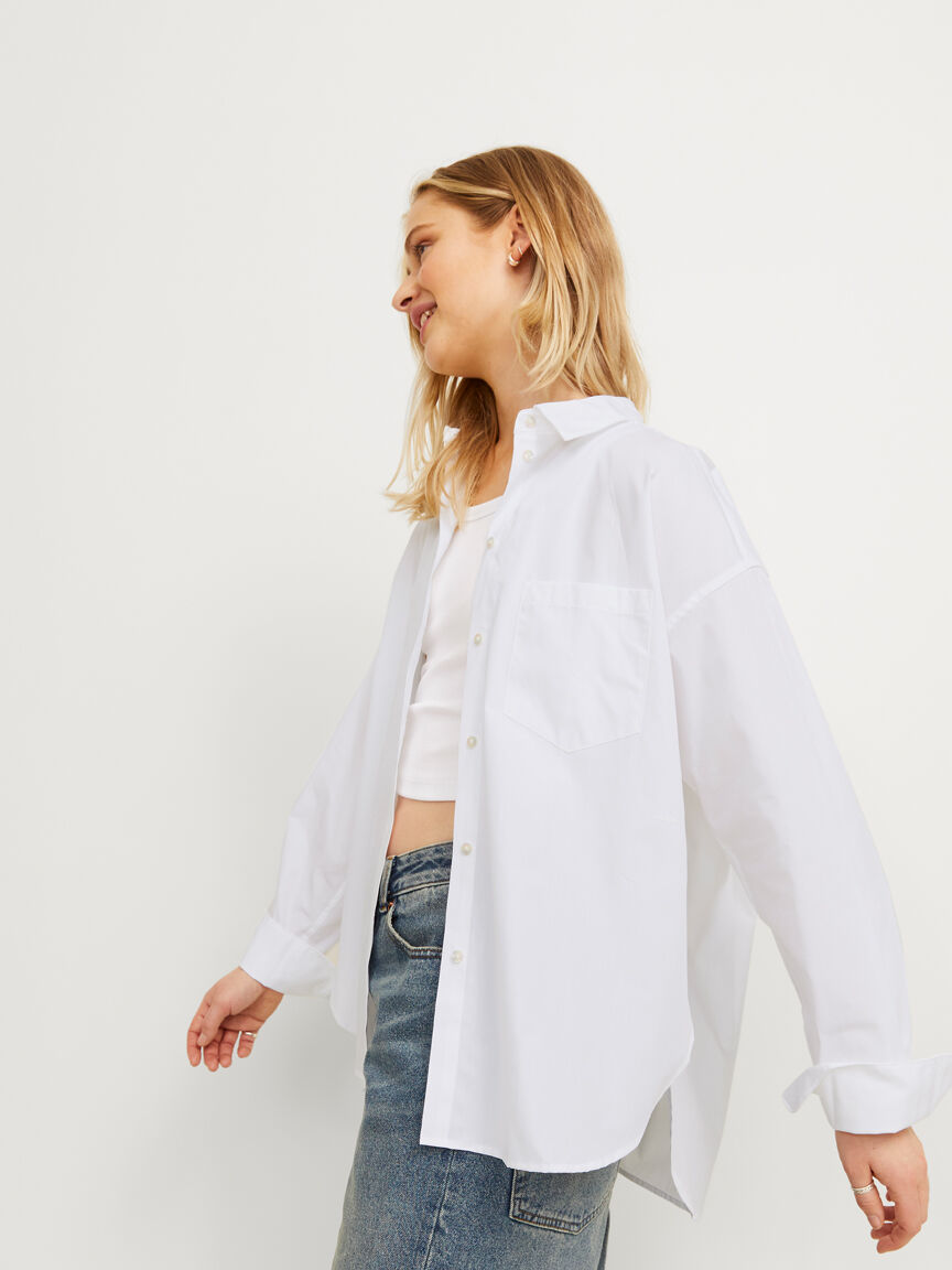 jamie relaxed poplin shirt