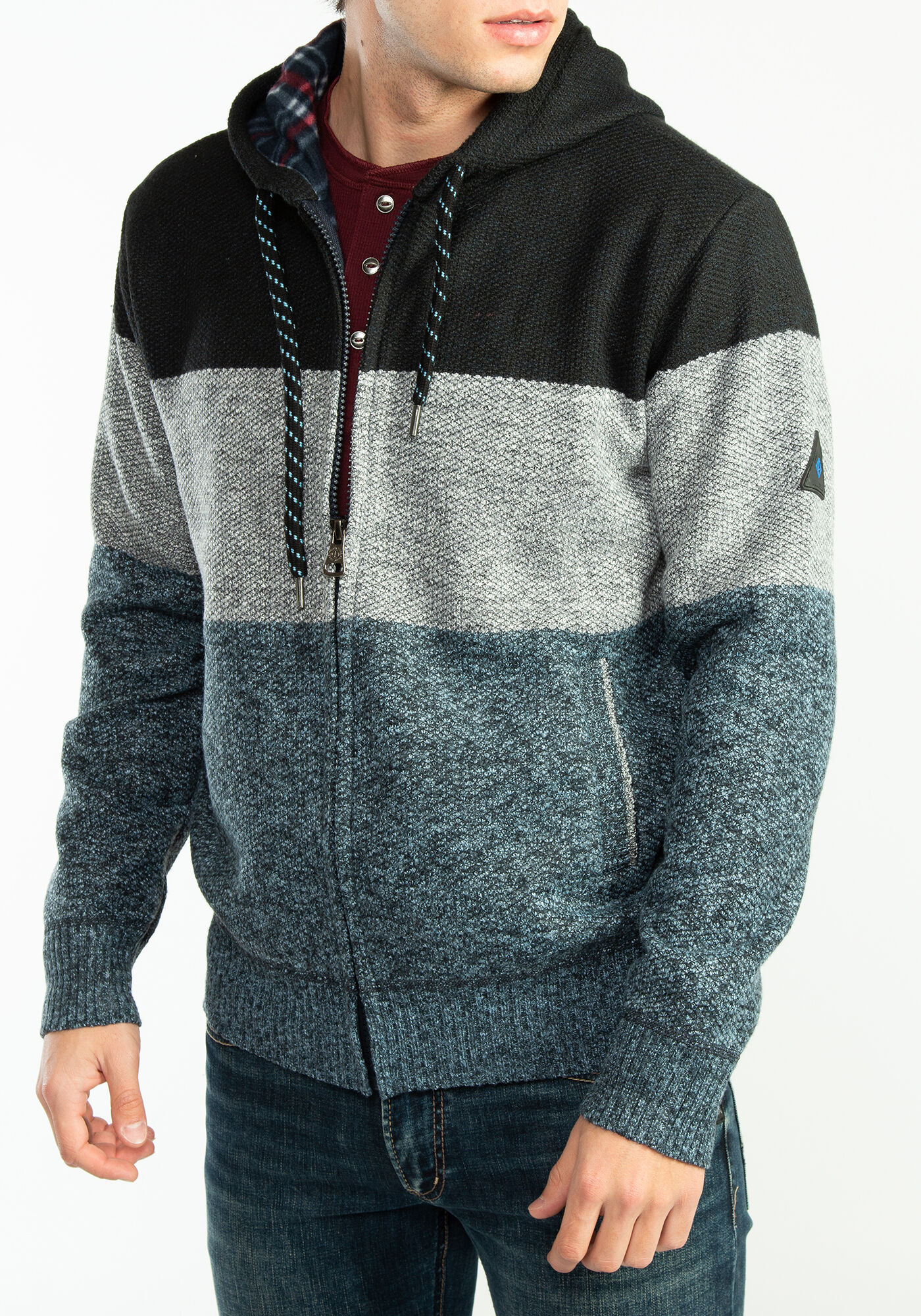 colourblock hoodie Image 5