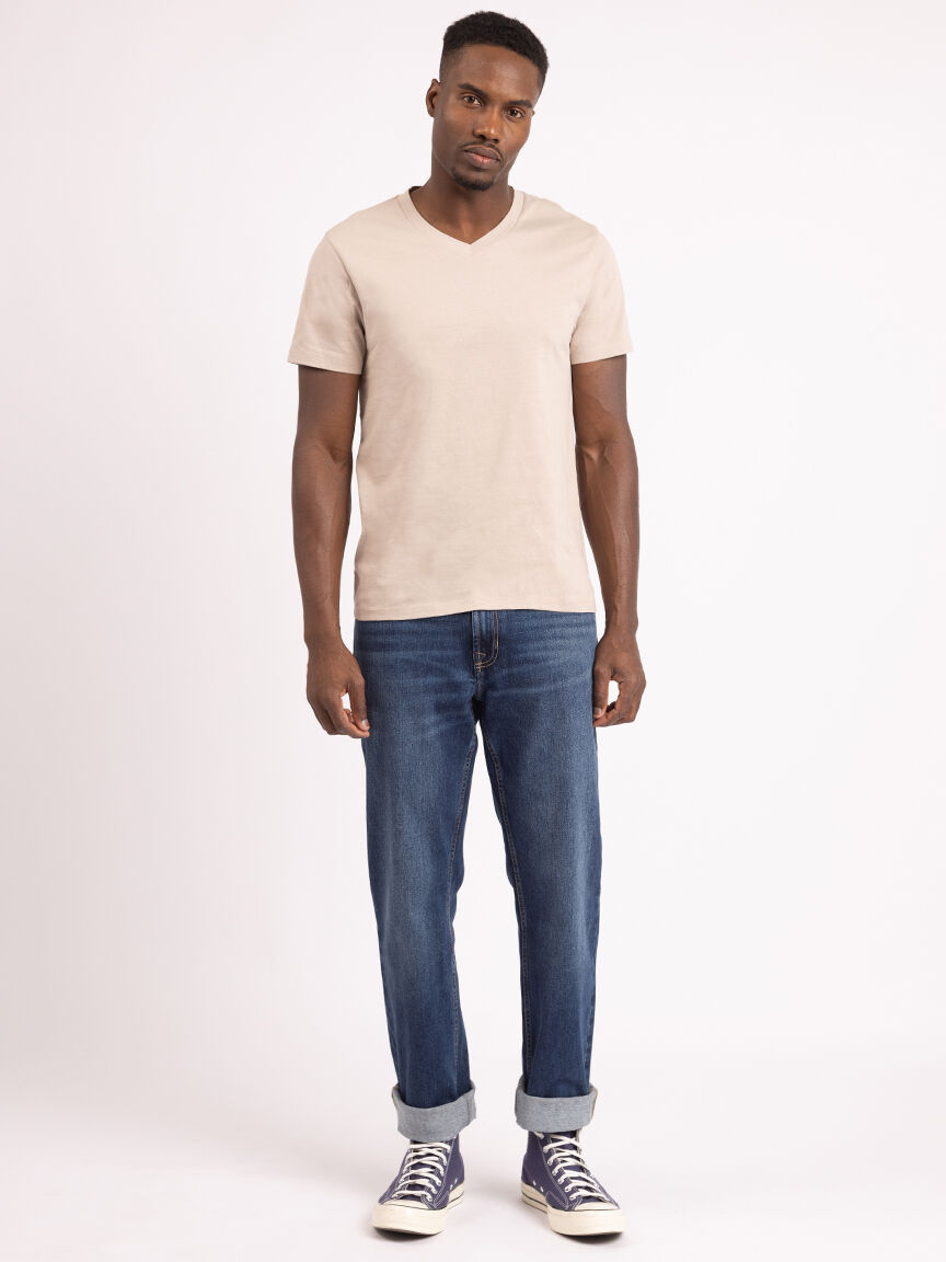 miles v neck basic tee Image 2