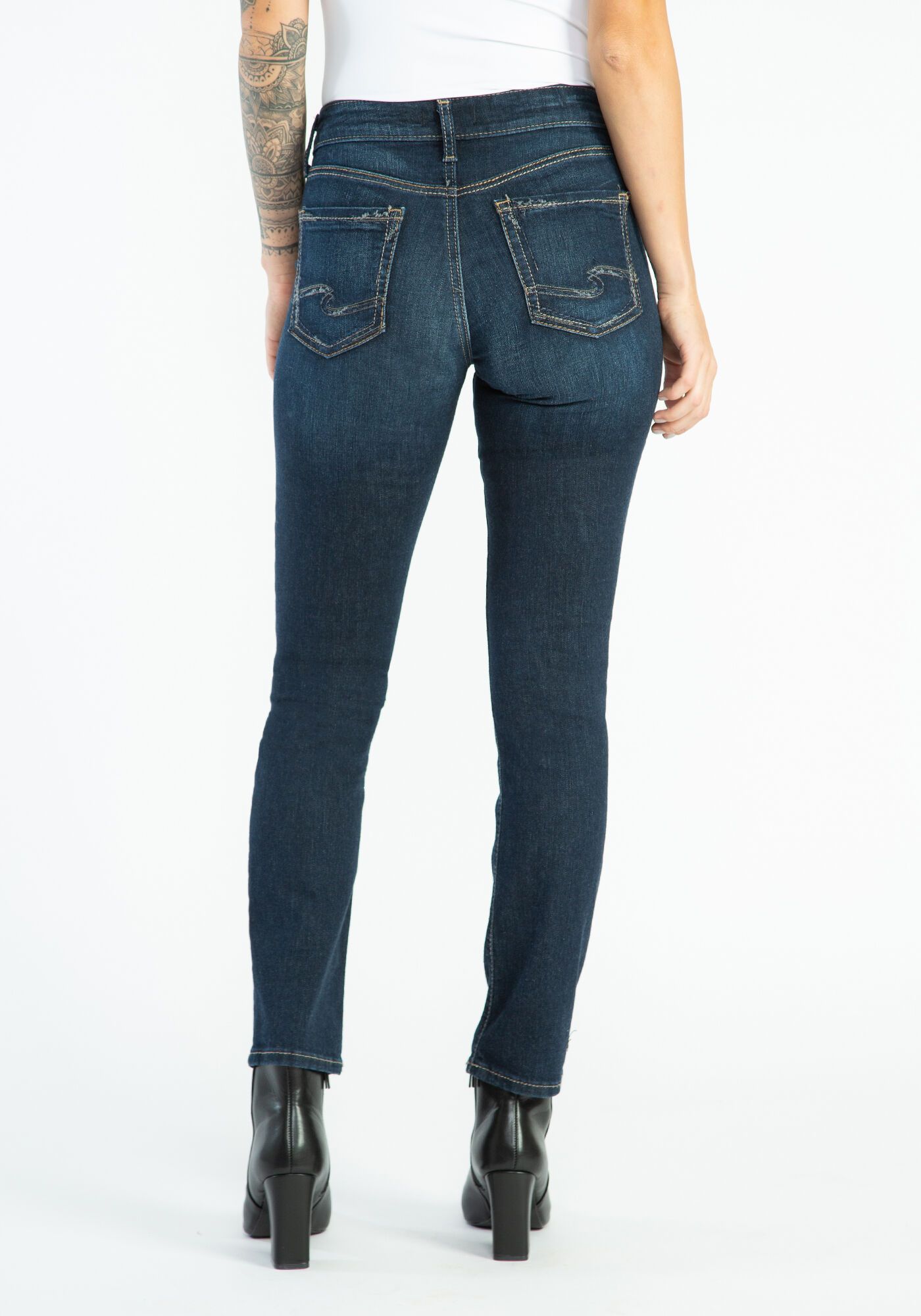 Guess power curvy mid jeans black on sale