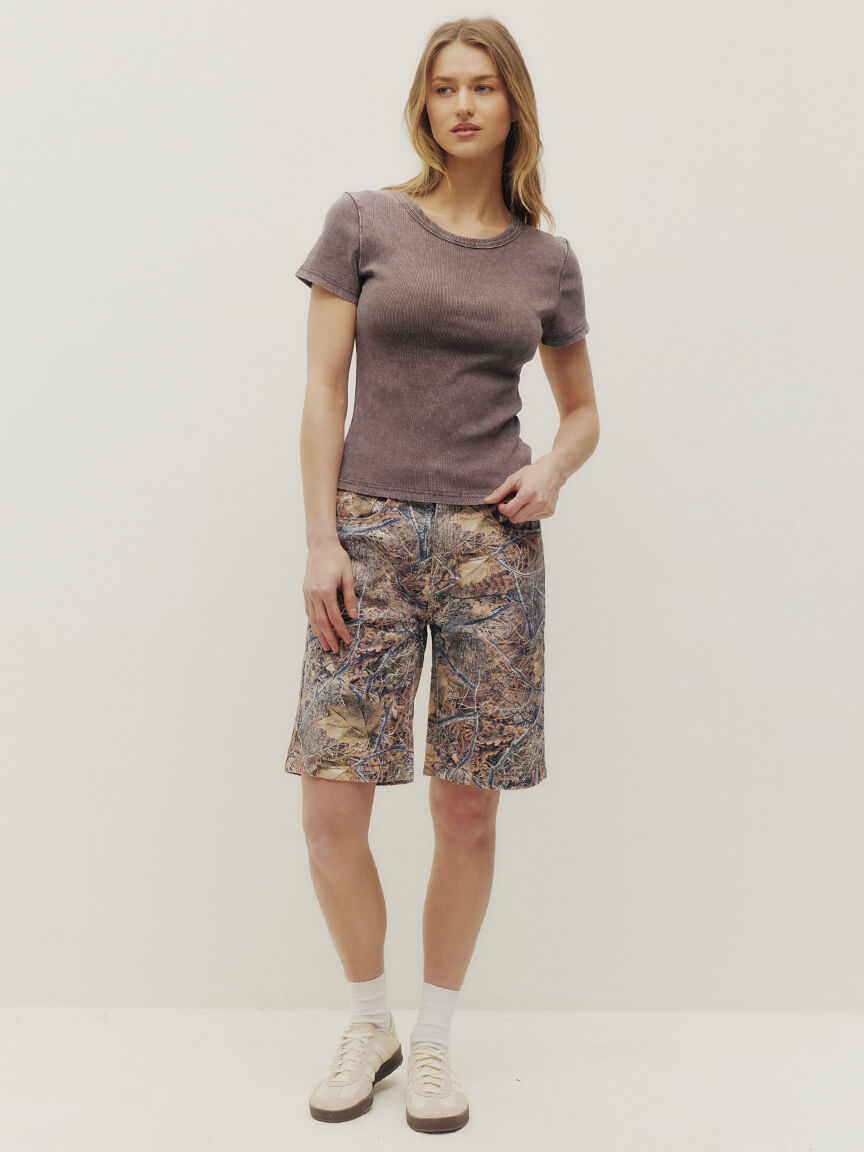 classic rib tee Image 2