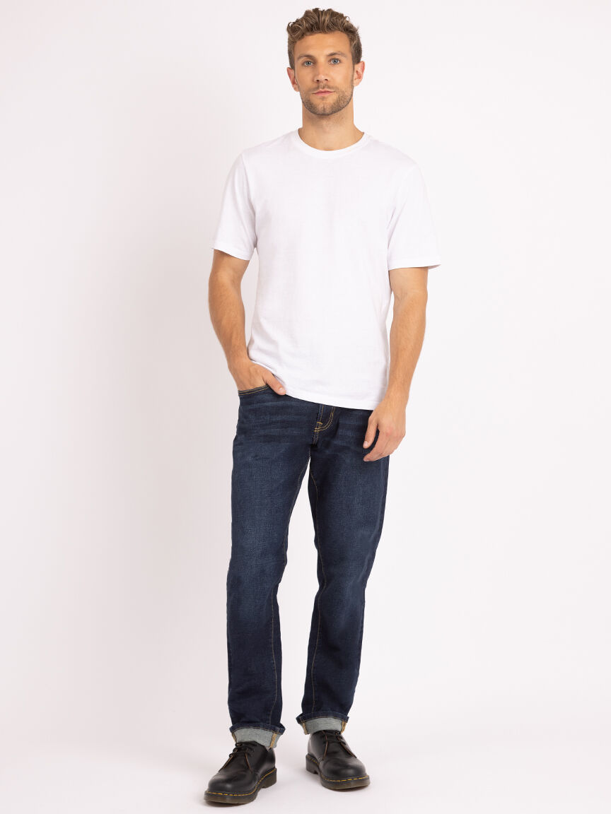 damon athletic straight jean dark authentic Image 1