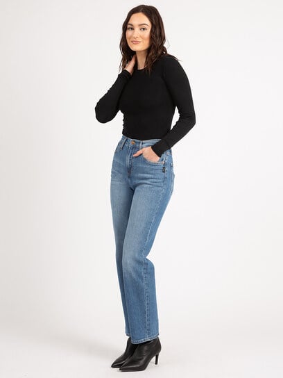 Highly Desirable High Rise Straight Leg Jeans