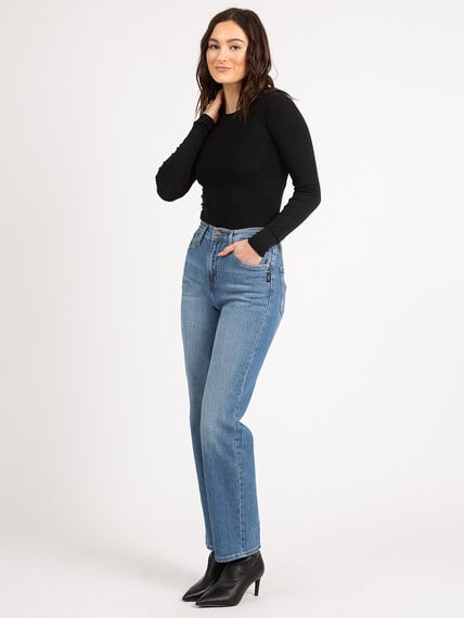Highly Desirable High Rise Straight Leg Jeans Image 1