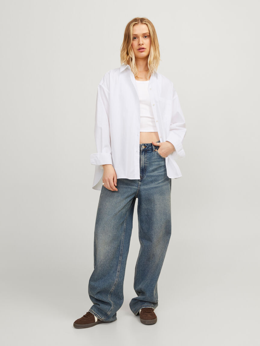 jamie relaxed poplin shirt