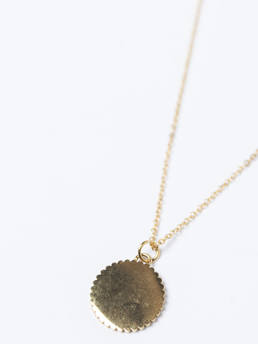 dainty zodiac necklace gold