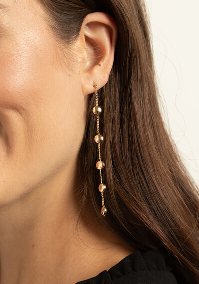 earrings with dangle dots Image 2