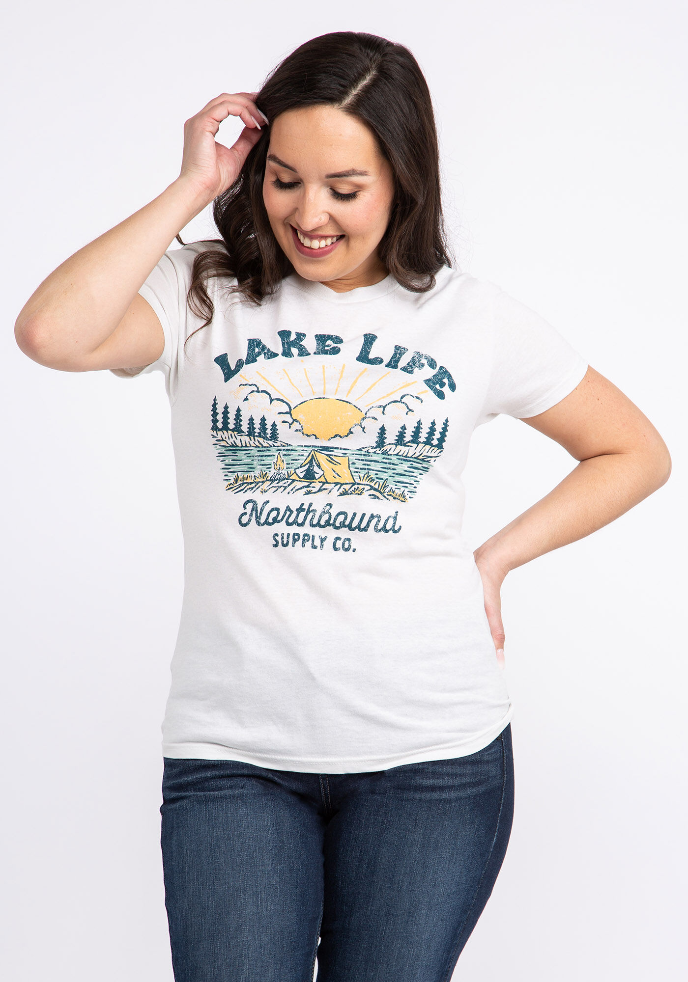 lake life t-shirt Image 2