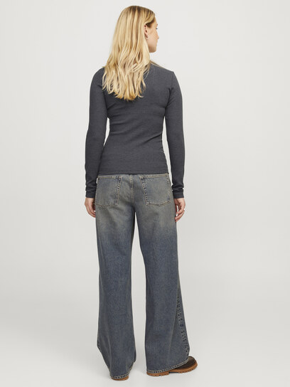 freya crewneck ribbed long sleeve top freya crewneck ribbed long sleeve top