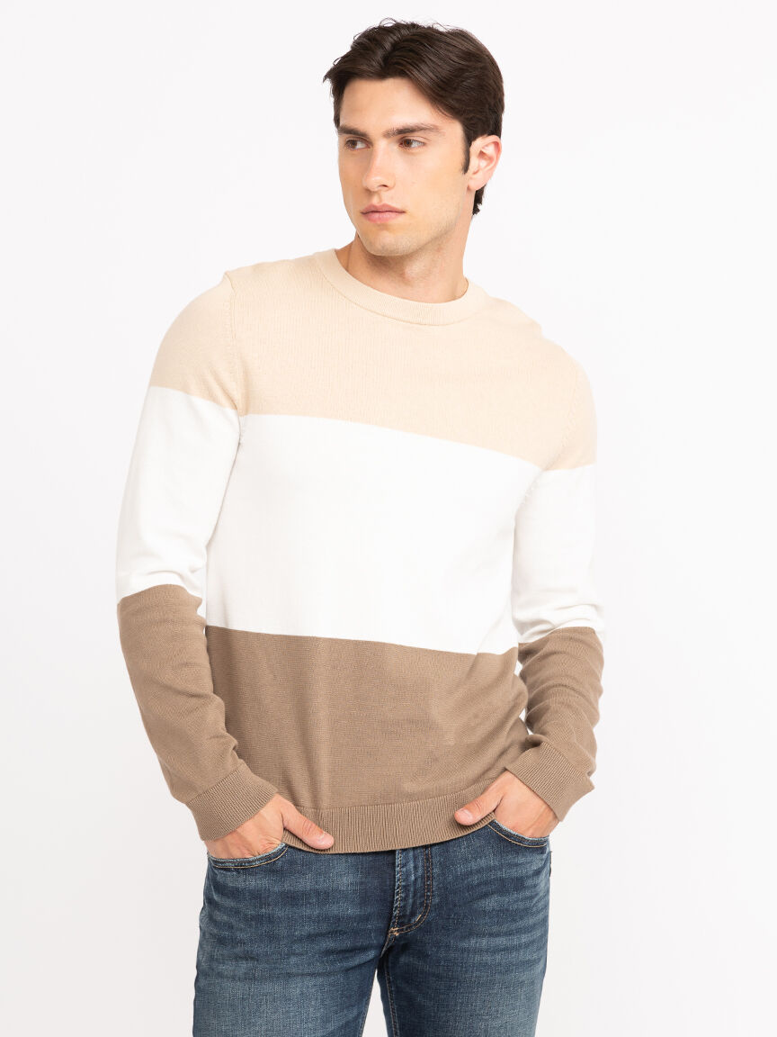 barrett striped crewneck sweater Image 2