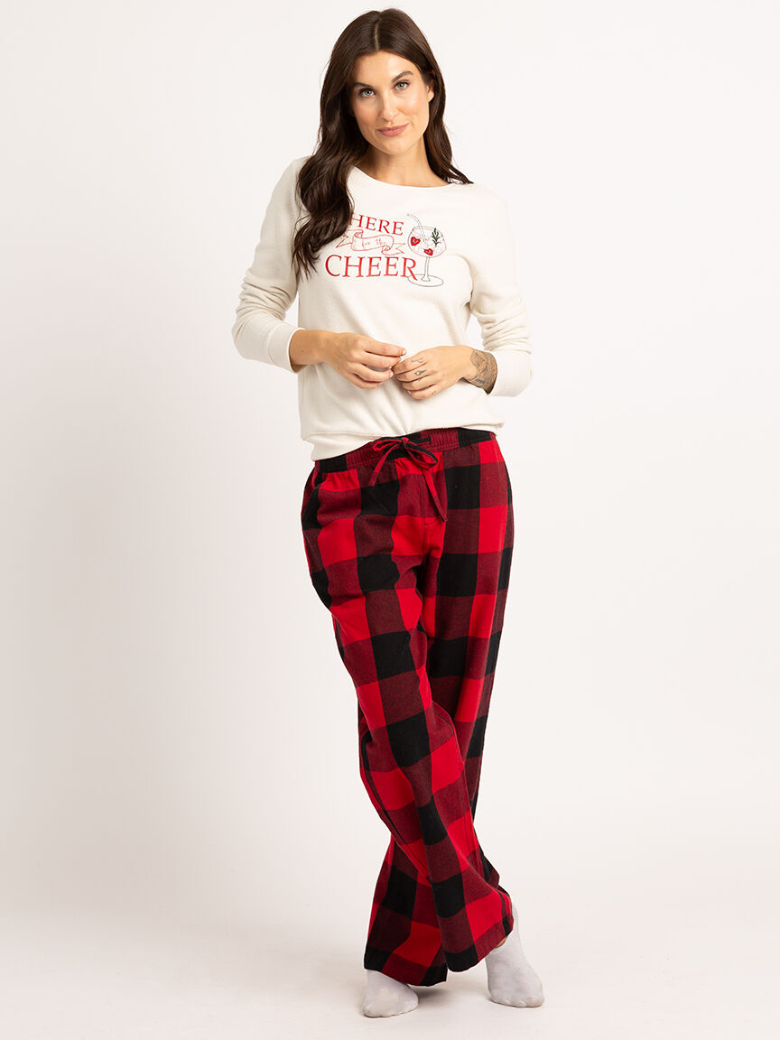 larson crew neck long sleeve lounge popover Image 2