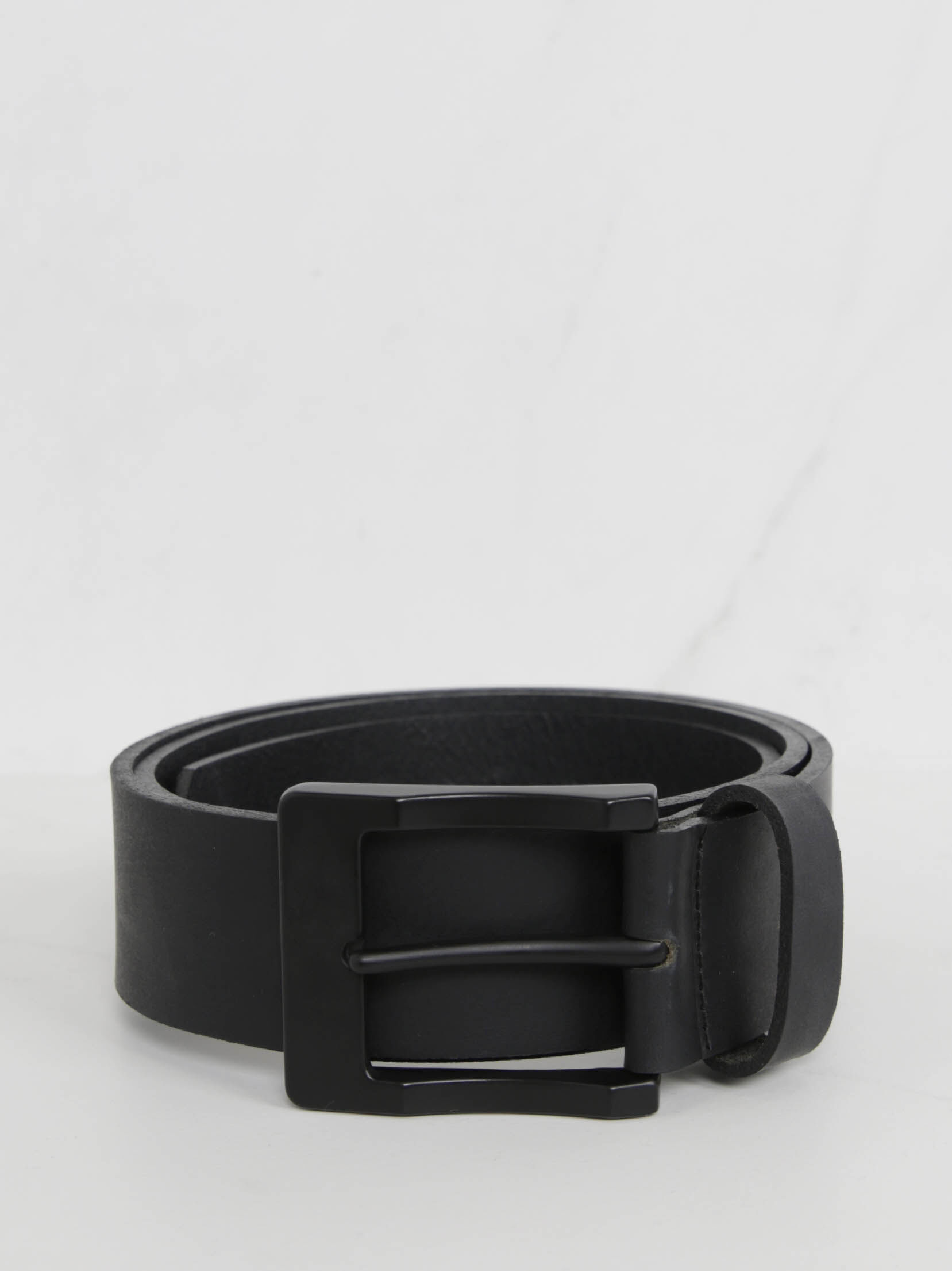 men s black buckle belt BOOTLEGGER